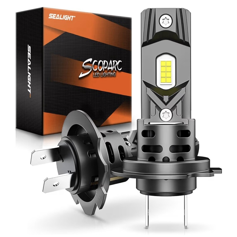 SEALIGHT H7 Bulbs 60000LM for ATVs & Powersports, 2025 Version